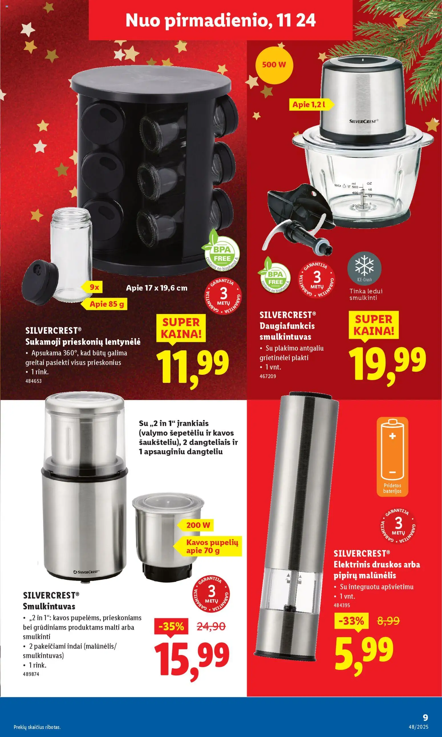 LIDL akcijos nuo 24.11.2025 | Puslapis: 9