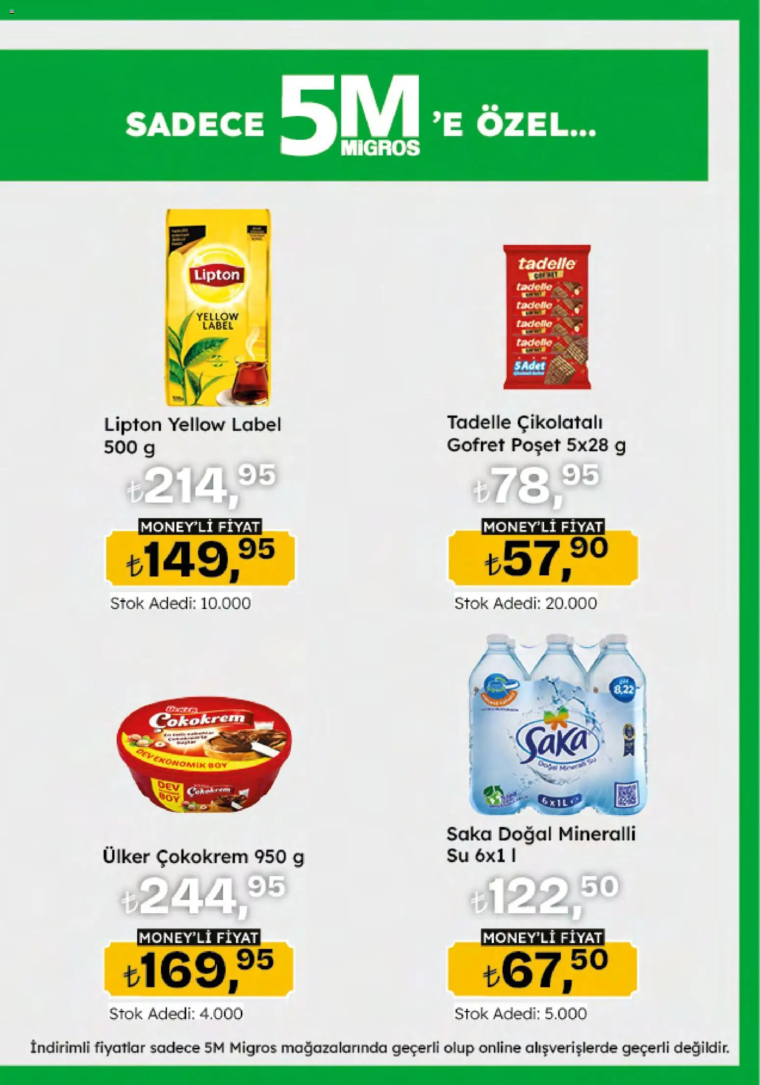 Migros Katalog - 5M Migroskop Dijital - 26.03.2026 tarihinden itibaren geçerlidir | Sayfa: 7 | Ürünler: Gofret, Su