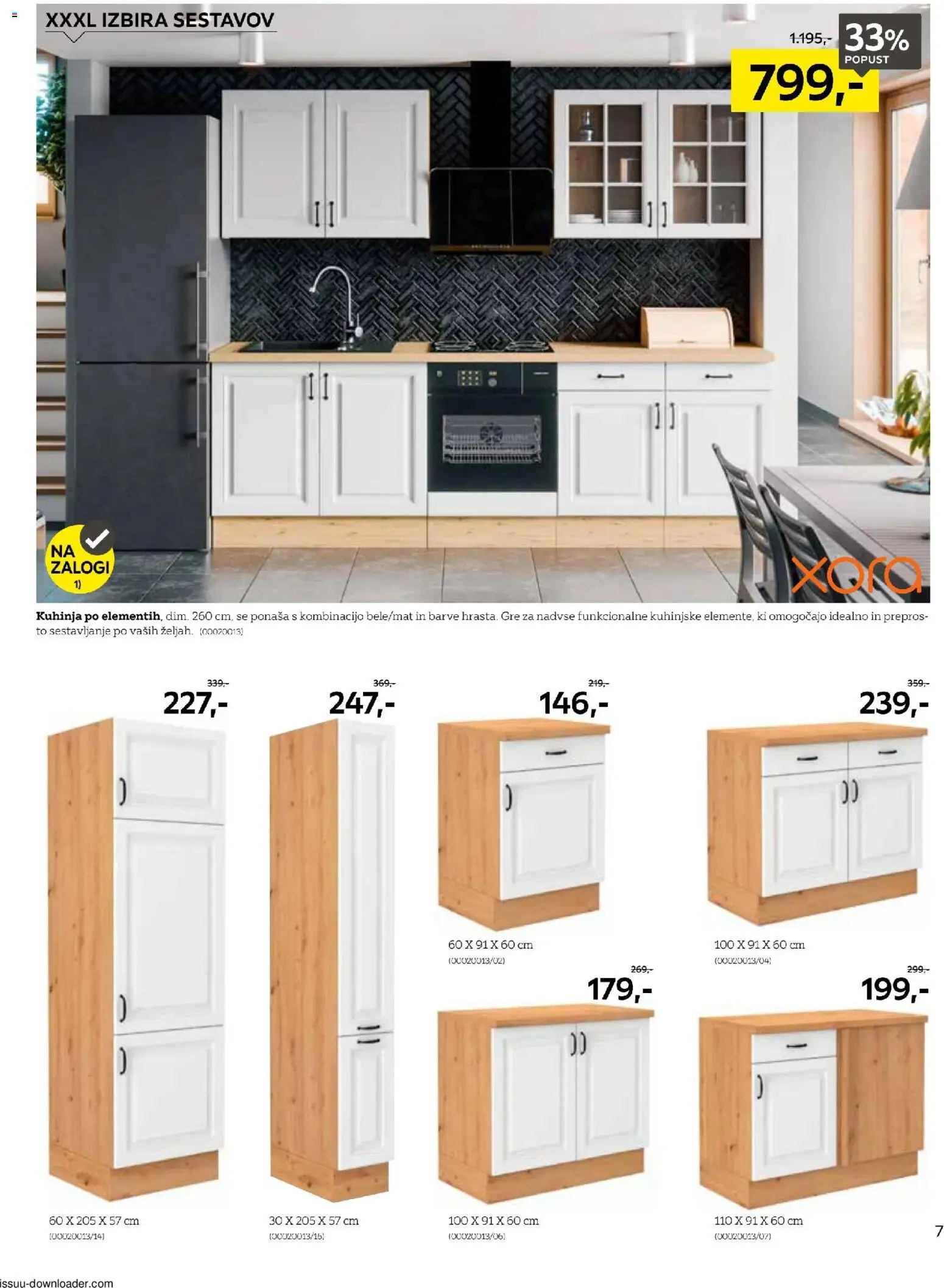 Novi XXXL Lesnina katalog ponudbe – veljaven od 04.11.2025 | Stran: 7 | Izdelki: Kuhinja