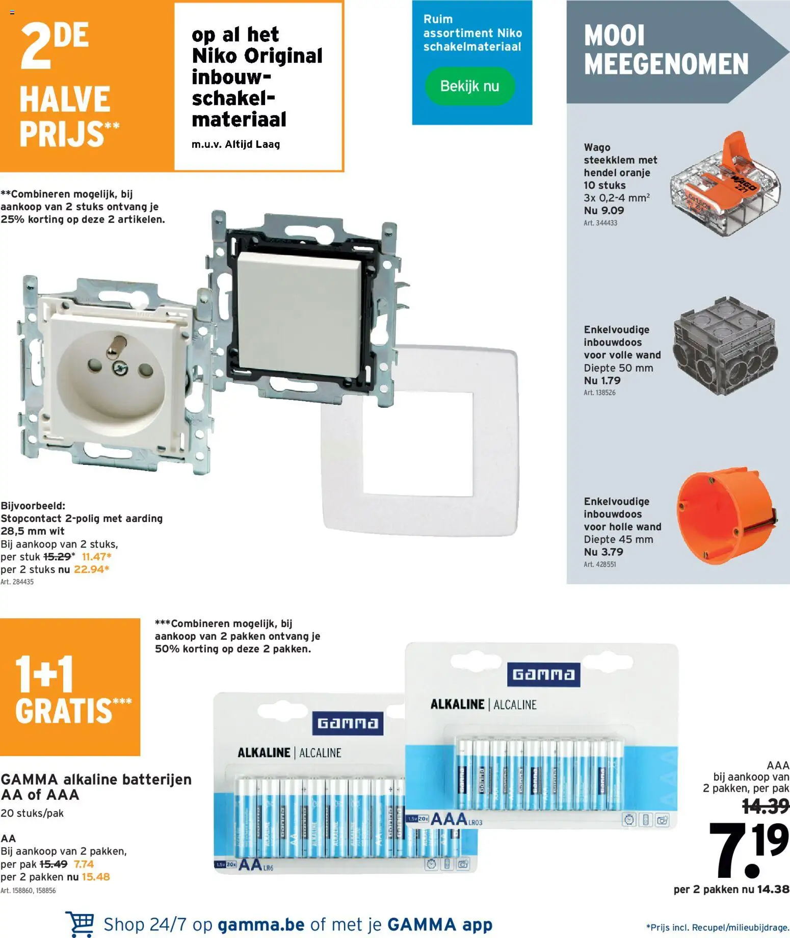 {H1} | Pagina: 12 | Producten: Stopcontact, Batterijen