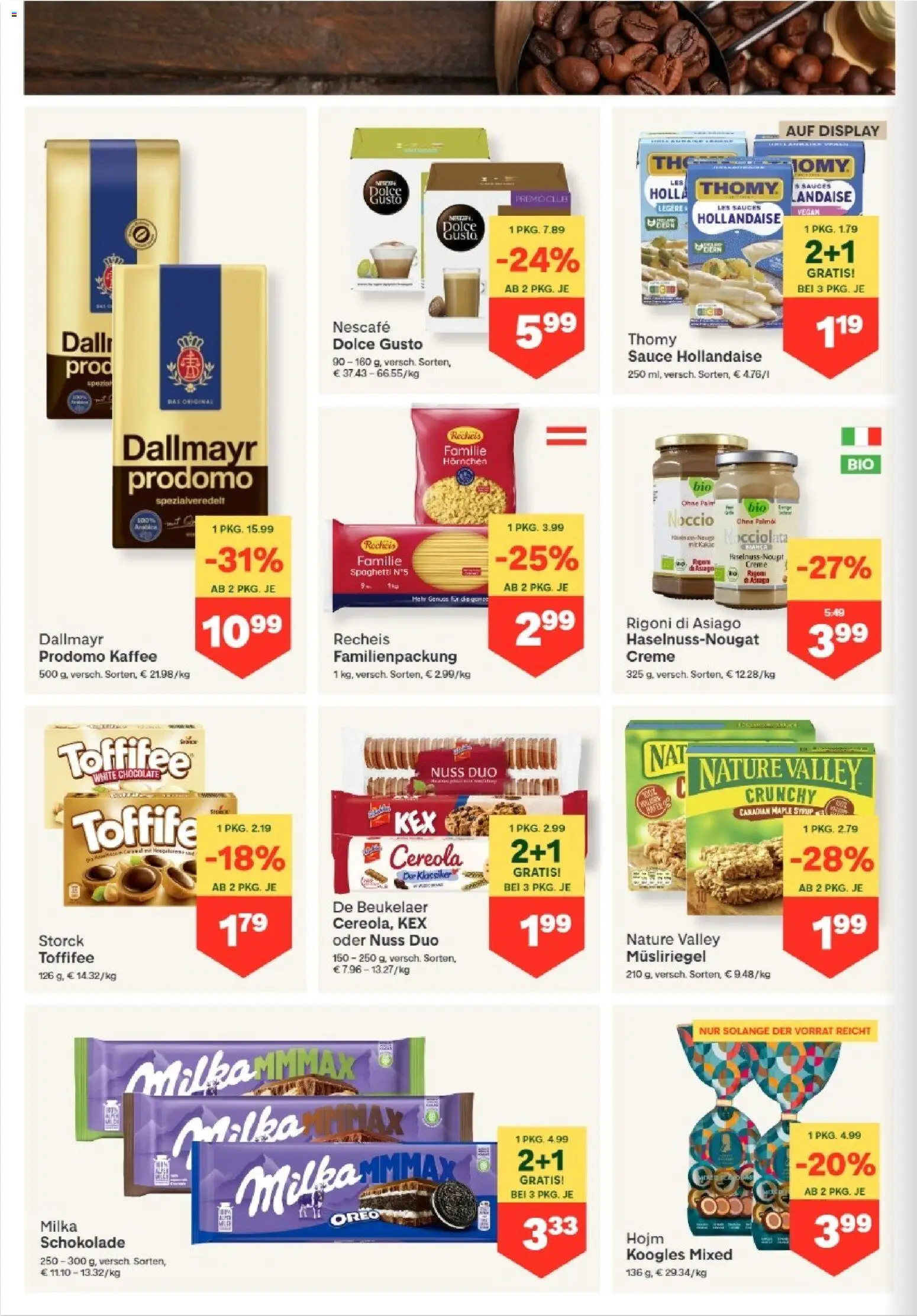 MPREIS Altenmarkt im Pongau gültig ab 16.04.2026 | Seite: 6 | Produkte: Creme, Hajdina liszt, Kaffee, Schokolade