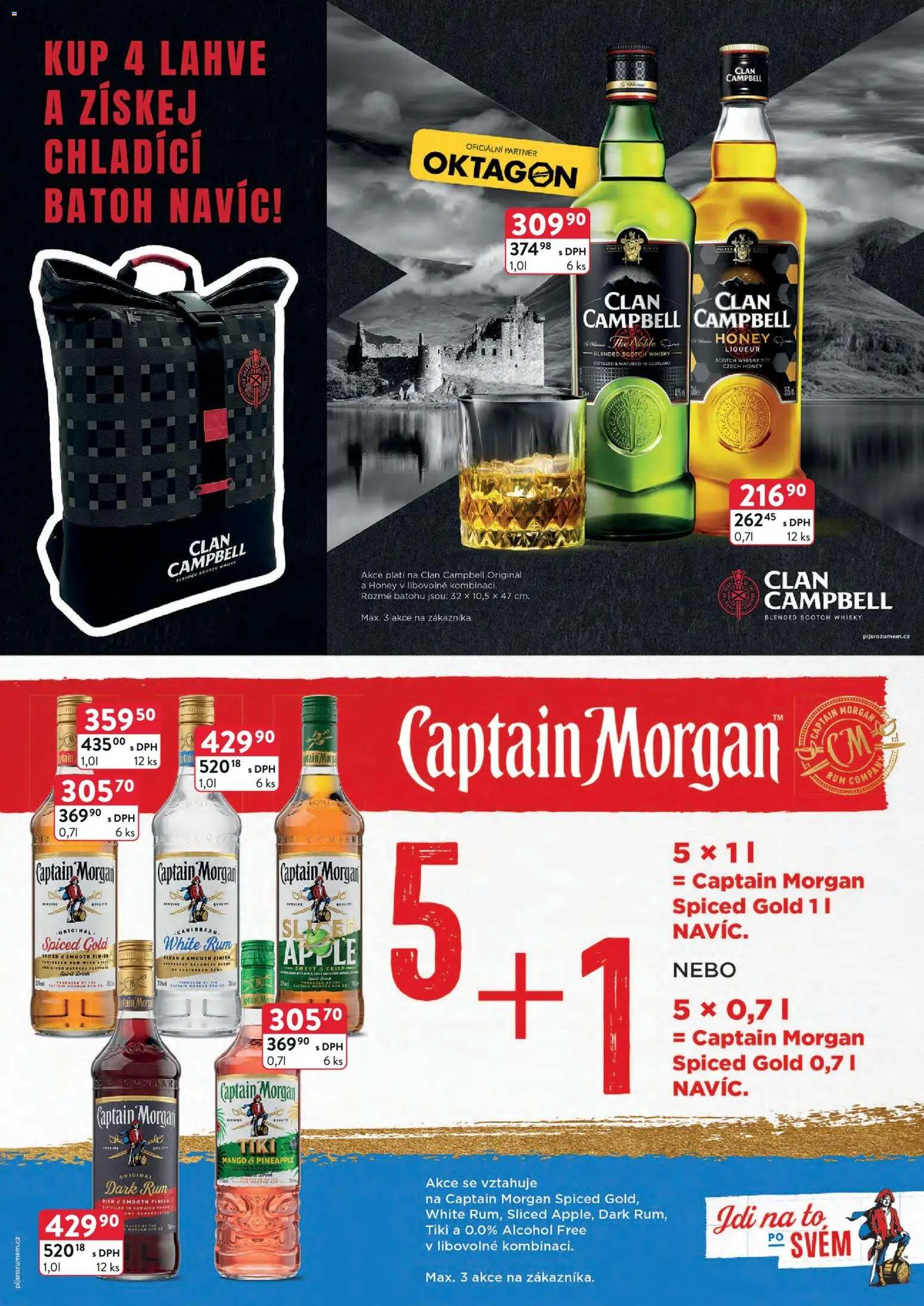 Astur & Qanto - Leták - Velkoobchod 11/2025 od 01.11.2025 | Strana: 18 | Produkty: Mango, Whisky, Lahve, Captain Morgan