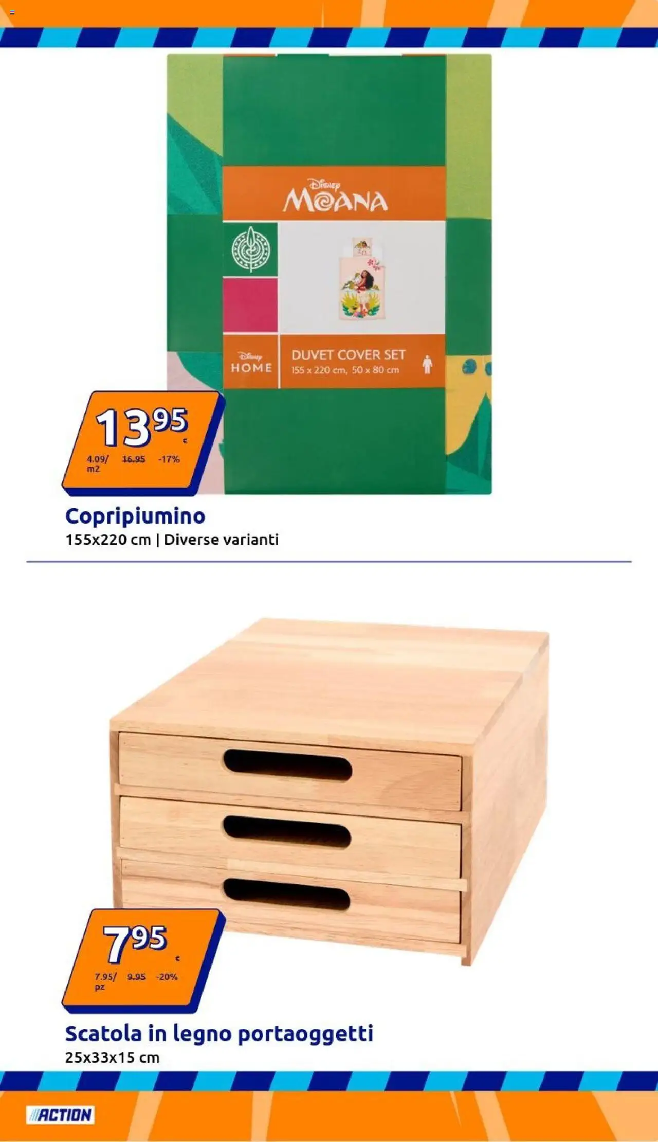 Volantino Action del 01.10.2025 | Pagina: 31 | Prodotti: Copripiumino, Scatola