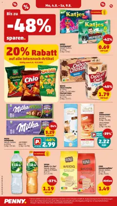 Penny - Niedersachsen - gültig ab dem 04.08.2025 | Seite: 16 | Produkte: Milka schokolade, Katjes, Volvic touch, Ketchup