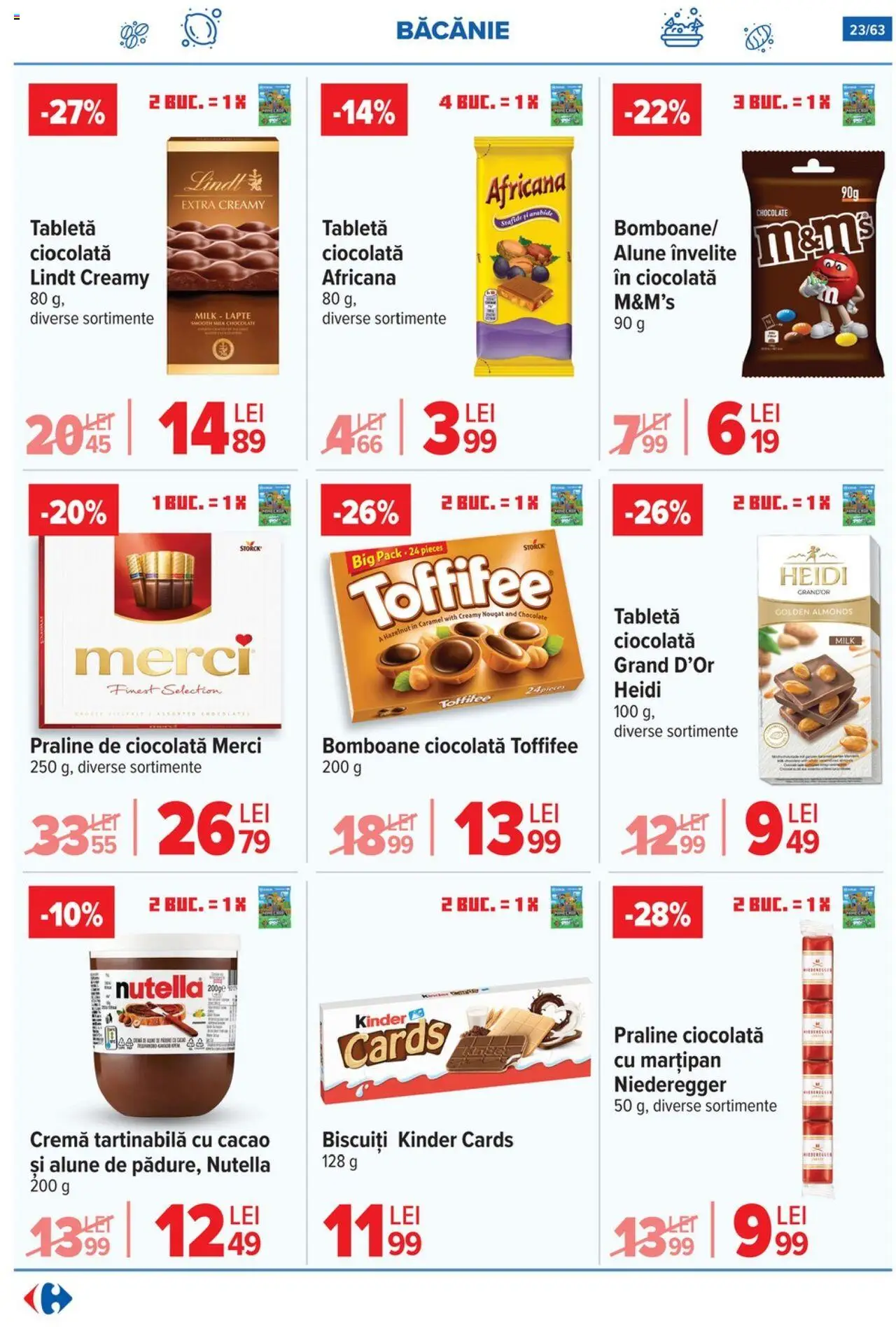 Noul catalog Carrefour – valabil de la 01.10.2025 | Pagină: 23 | Produse: Ardei, Suc, Ketchup, Castraveți