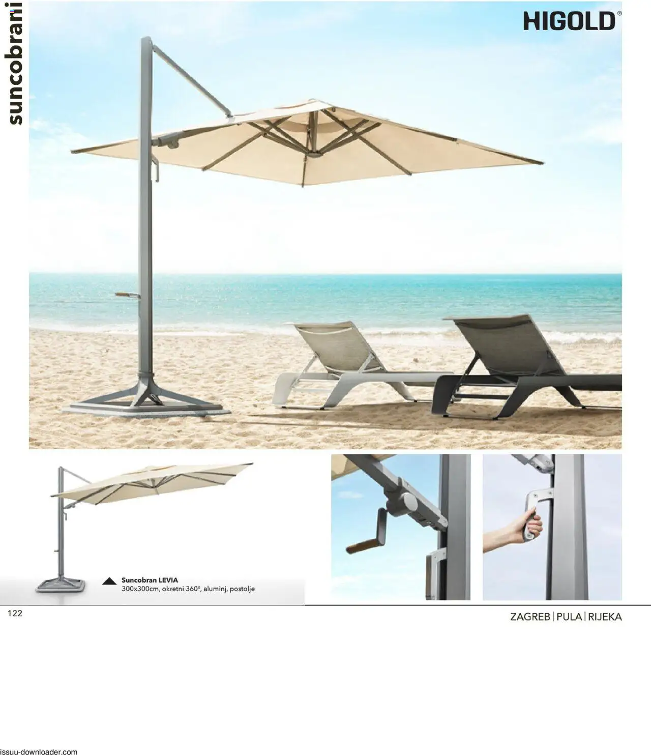 Harvey Norman katalog | vrijedi od 19.03.2025 | Stranica: 122 | Proizvodi: Suncobran