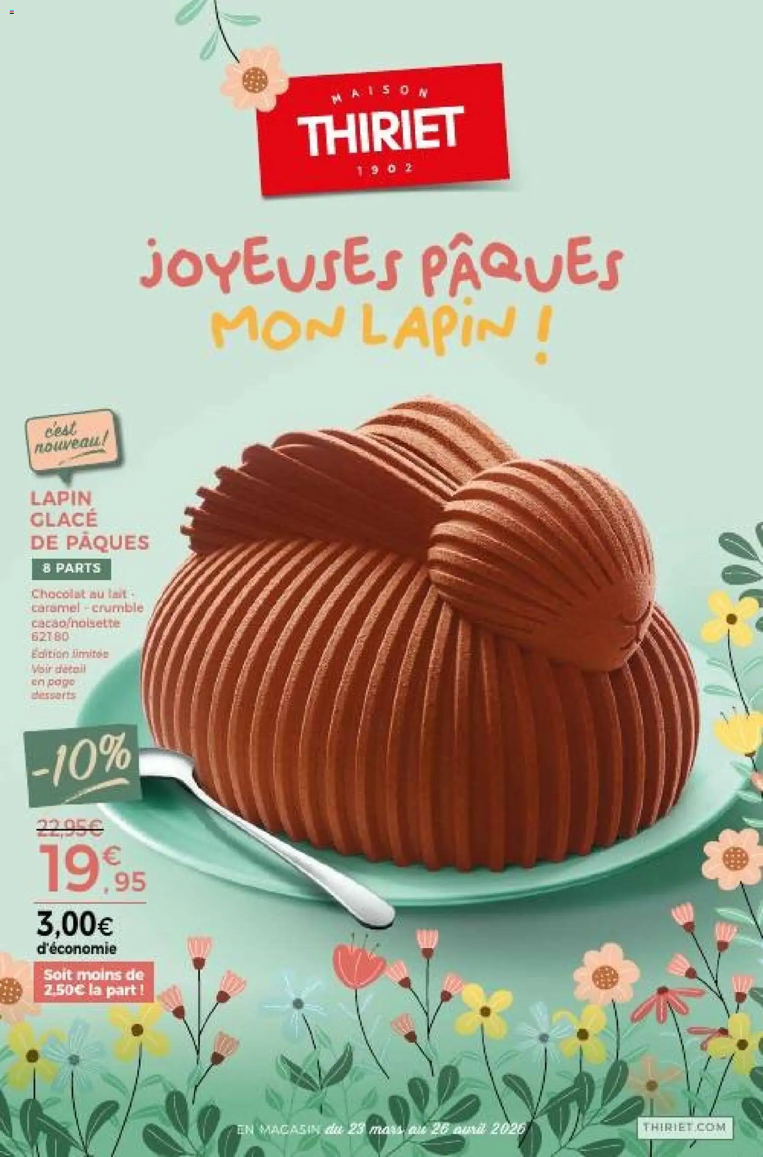 {H1} | Page: 1 | Produits: Lapin, Lait, Chocolat