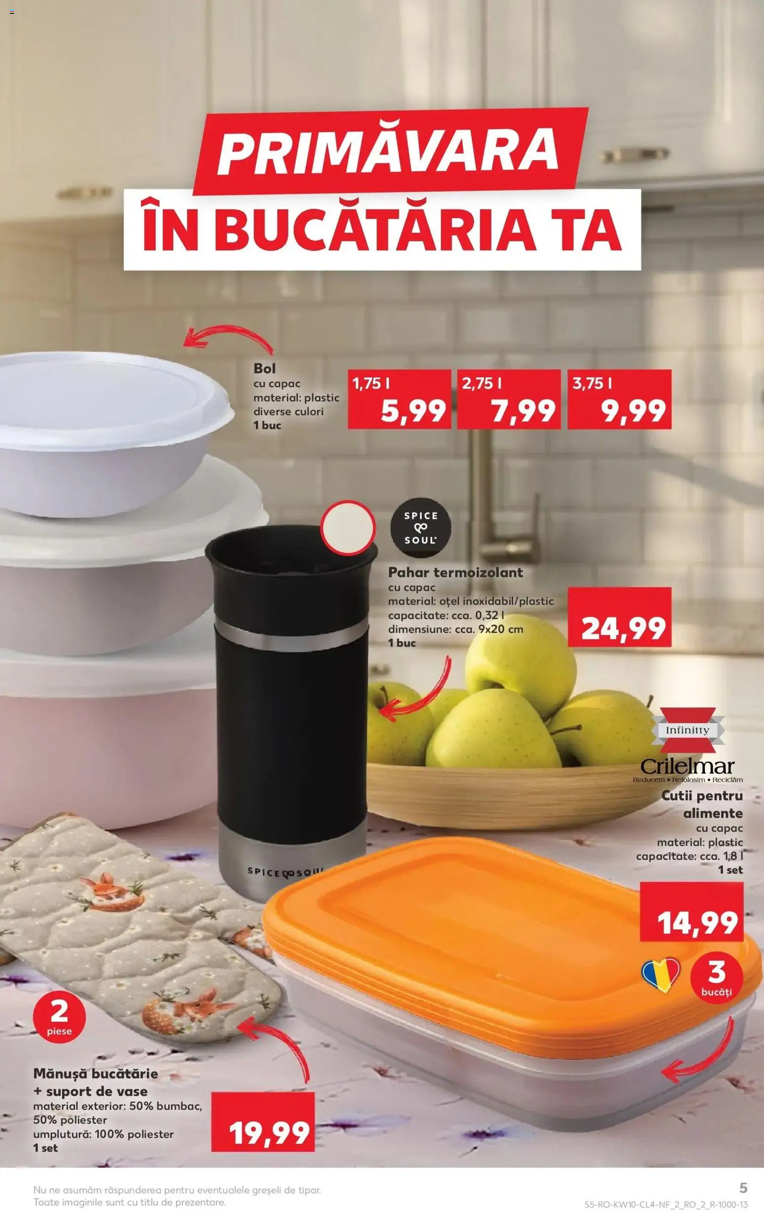 Noul catalog Kaufland – valabil de la 04.03.2026 | Pagină: 5 | Produse: Bol, Bucătărie