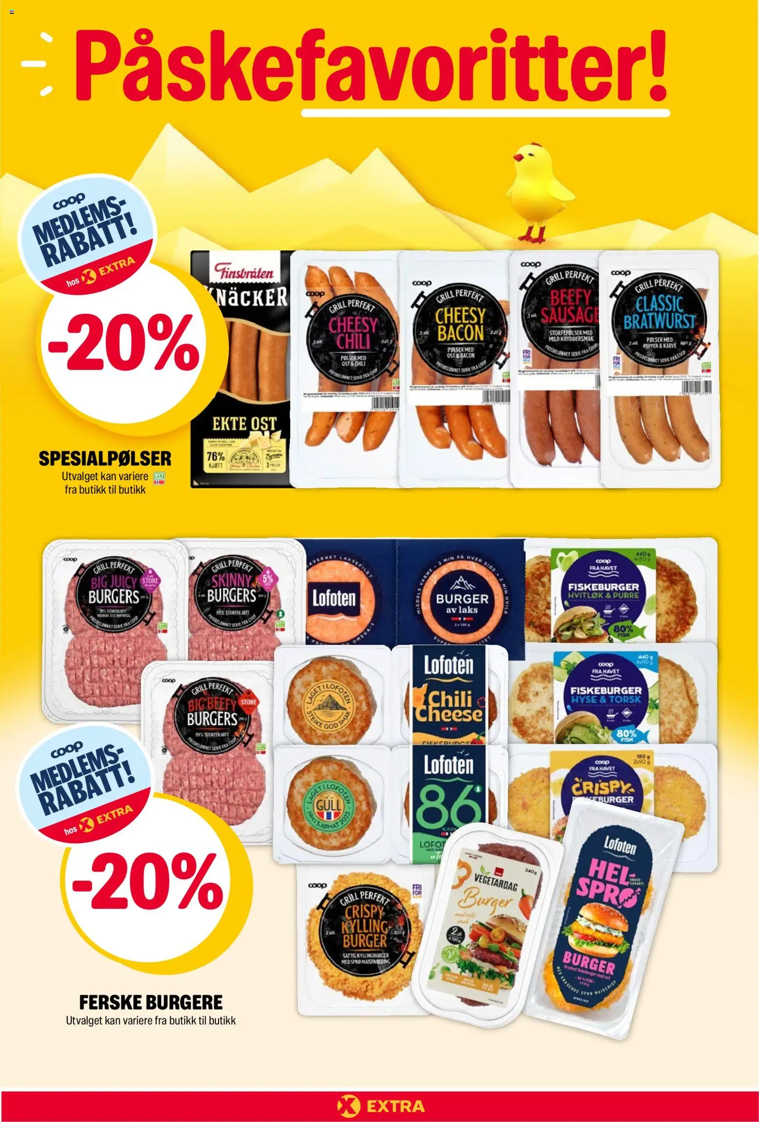 {H1} | Side: 8 | Produkter: Kylling, Fisk, Pølser, Purre