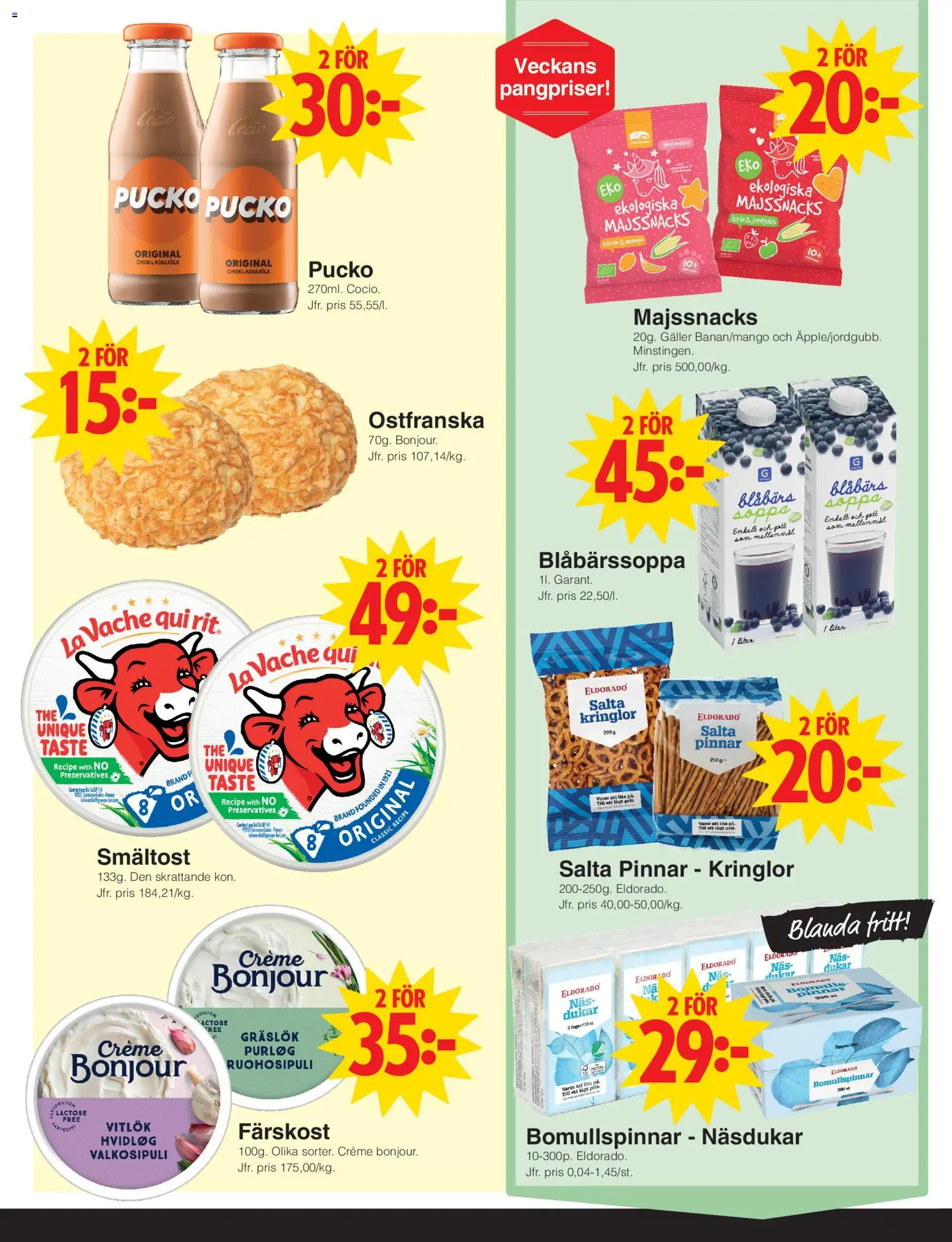 Matöppet reklamblad aktuell från 23.02.2026 | Sida: 2 | Produkter: Gräslök, Näsdukar, Mango, Soppa