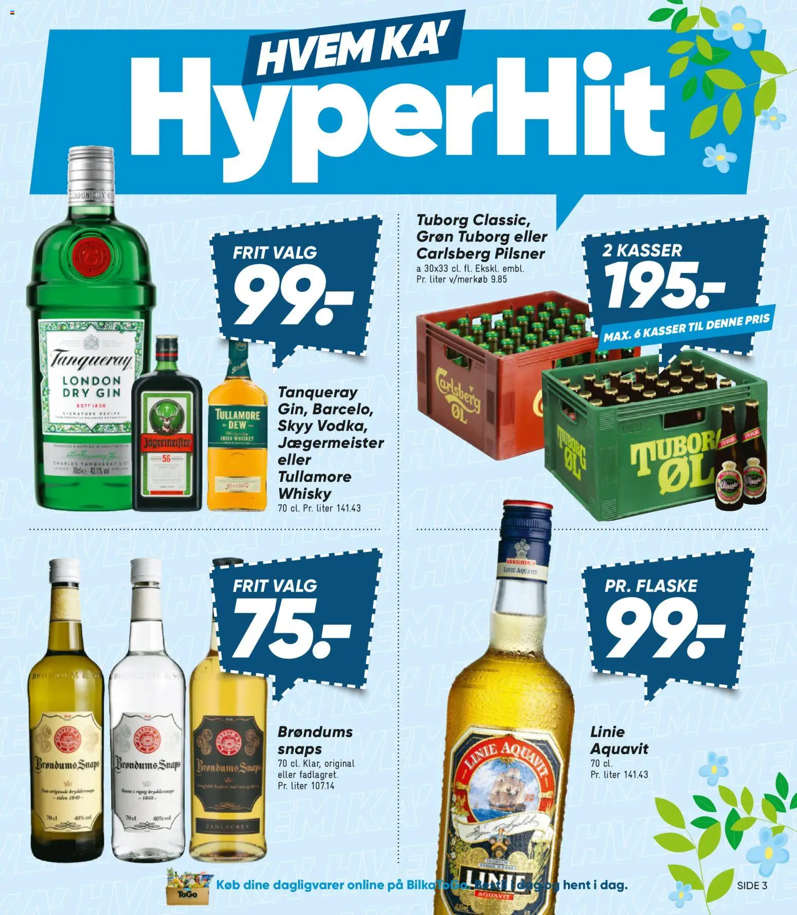 Bilka tilbudsavis – gyldig fra 04.04.2026 | Side: 3 | Produkter: Gin, Whisky