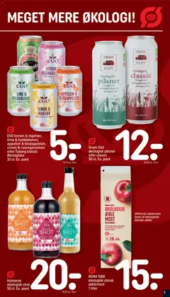 EGO lemon & ingefær, lime & hyldeblomst, appelsin & blodappelsin, citron & rosengeranium eller Tuborg classic Økologiske, EGO lemon & ingefær, lime & hyldeblomst, appelsin & blodappelsin, citron & rosengeranium eller Tuborg classic Økologiske 33 cl. Ex. pant gyldig fra 18.01.2026 | Side: 5