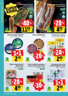 IKI - Leidinys│galioja nuo 11.08.2025 | Puslapis: 18 | Prekių: Silkių filė, Lašišos, Ikrai