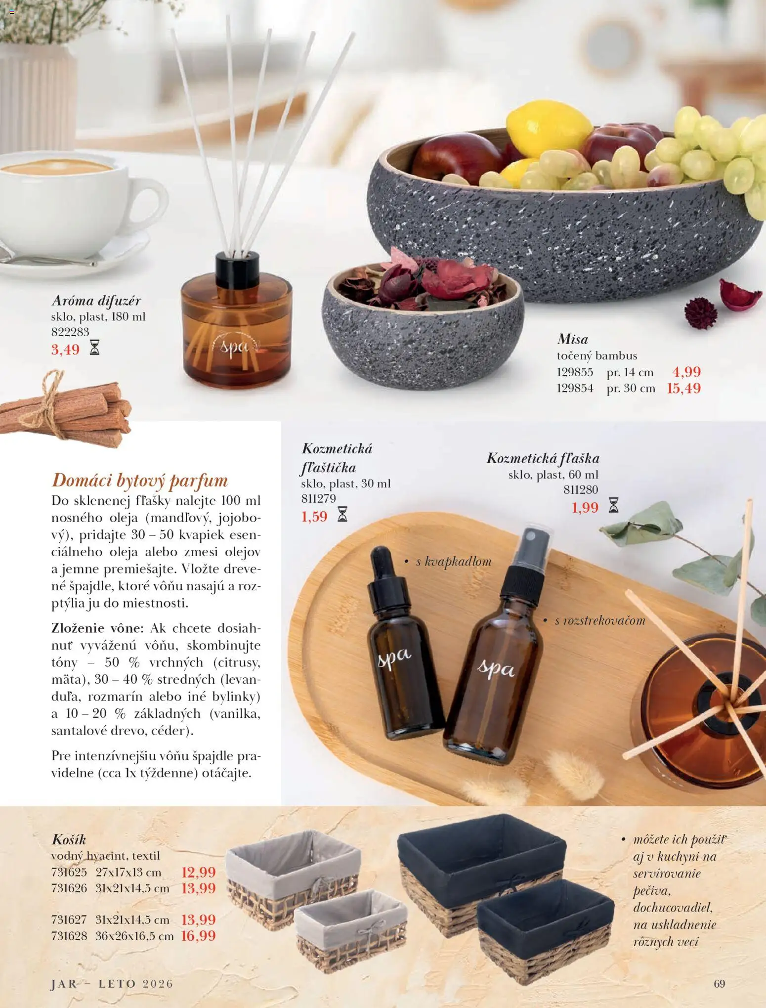 Nové Orion akcie – leták je platný od 09.03.2026 | Strana: 69 | Produkty: Difúzer, Aroma difúzer, Jar