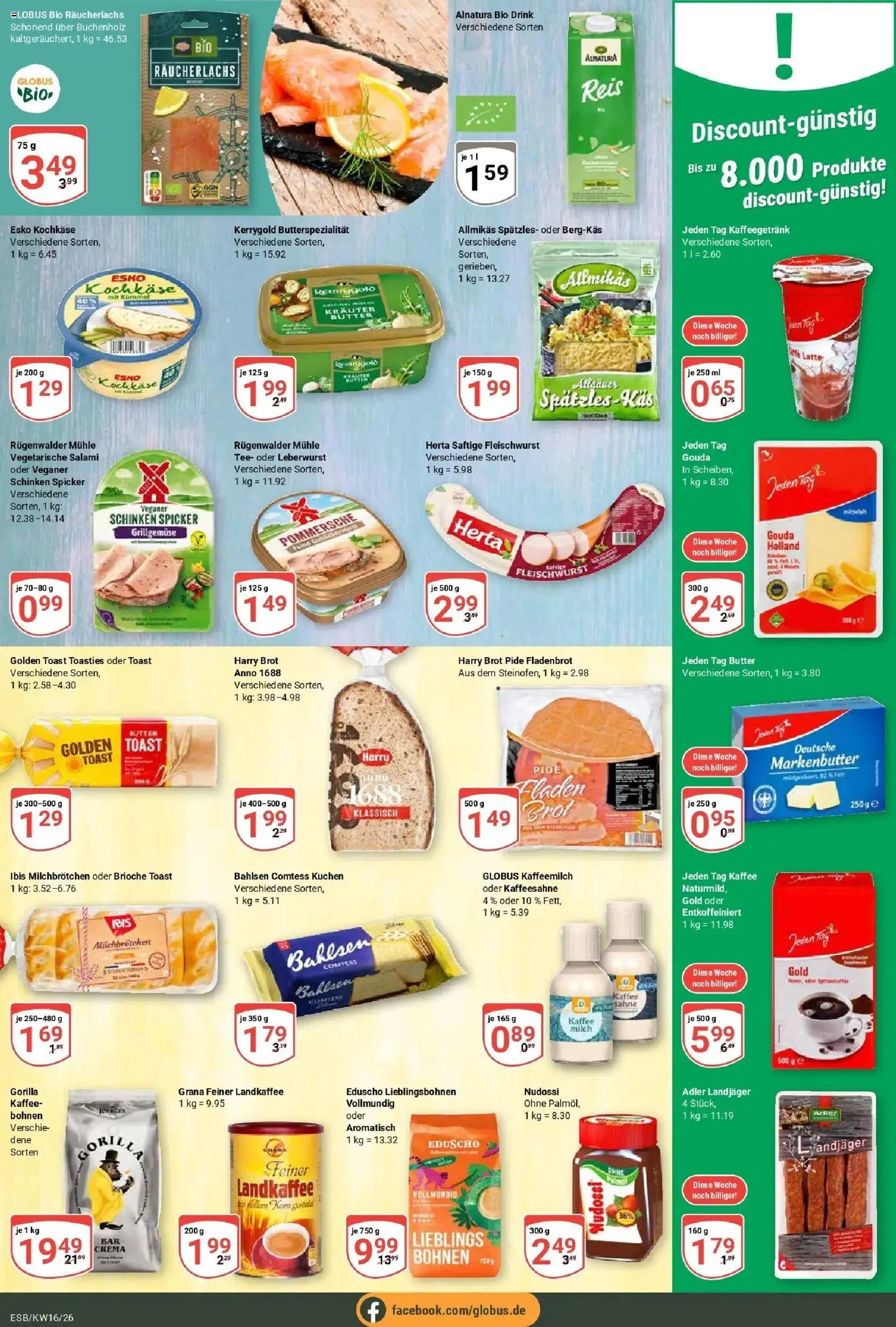 Globus Prospekt Eschborn	 – gültig ab 12.04.2026 | Seite: 12 | Produkte: Toast, Brot, Tee, Kuchen