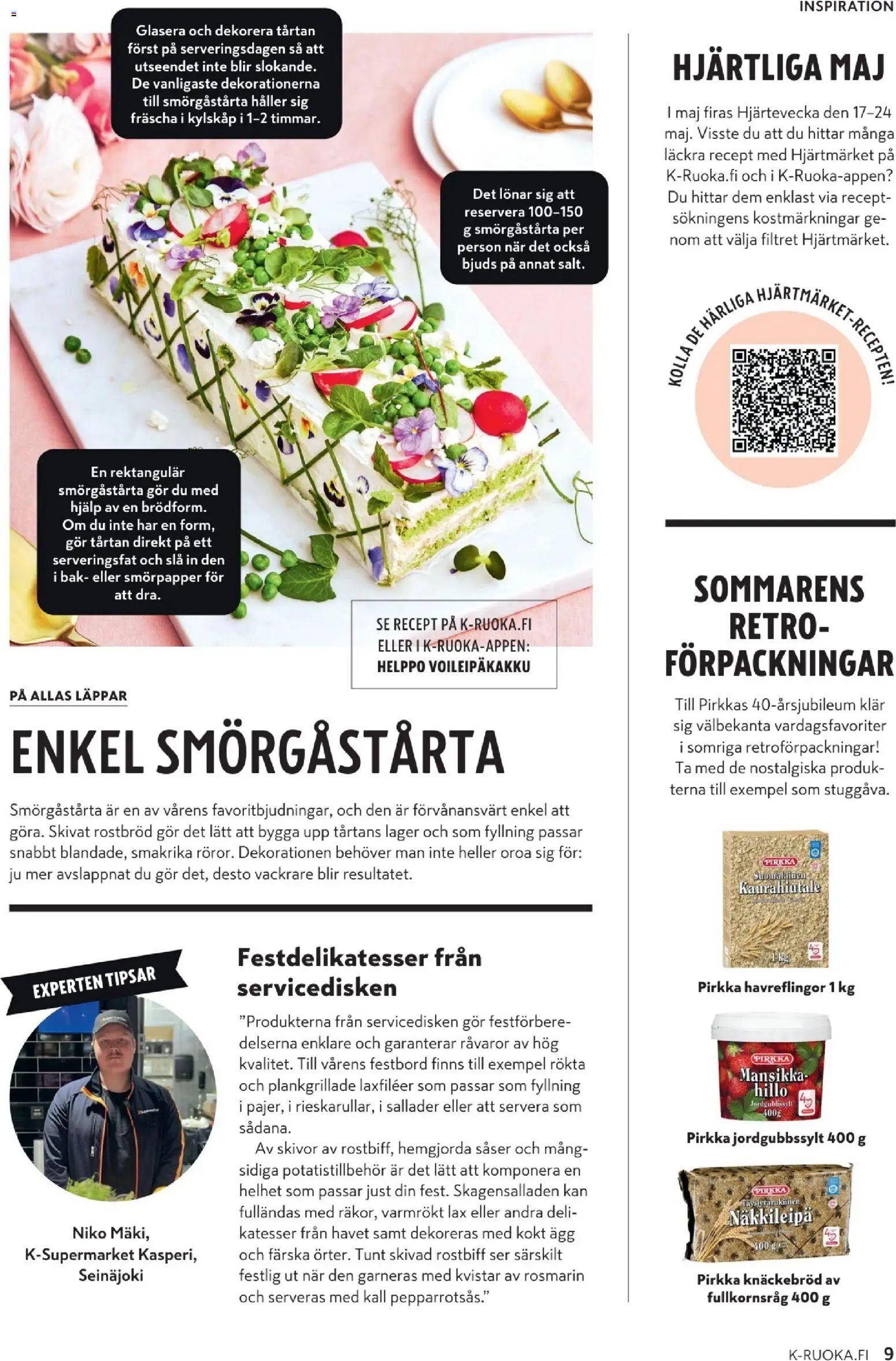 K-Market tarjoukset - K-mat – voimassa 06.05.2026 alkaen | Sivu: 9 | Tuotteet: Näkkileipä