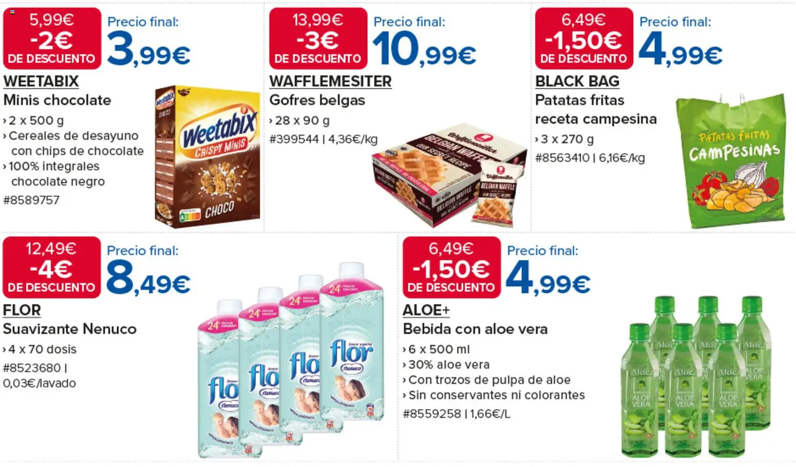 Costco catálogo │ válido desde el 08.01.2026 | Página: 3 | Productos: Chocolate, Cereales, Suavizante