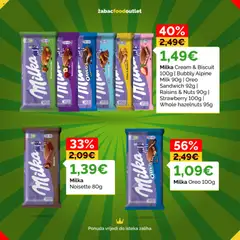 Katalog Žabac - Pregled kataloga iz trgovine Žabac, vrijedi od 02.03.2026 | Stranica: 41 | Proizvodi: Milka