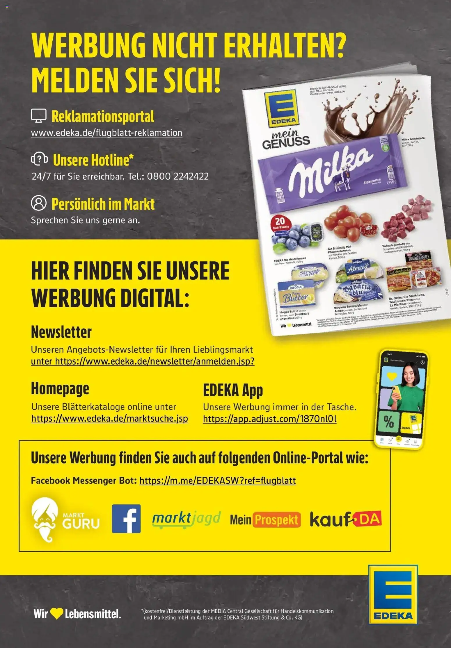 Edeka prospekt Friedrichshafen	 – gültig ab 15.12.2025 | Seite: 58 | Produkte: Butter, Milka schokolade, Gulasch, Meggle butter