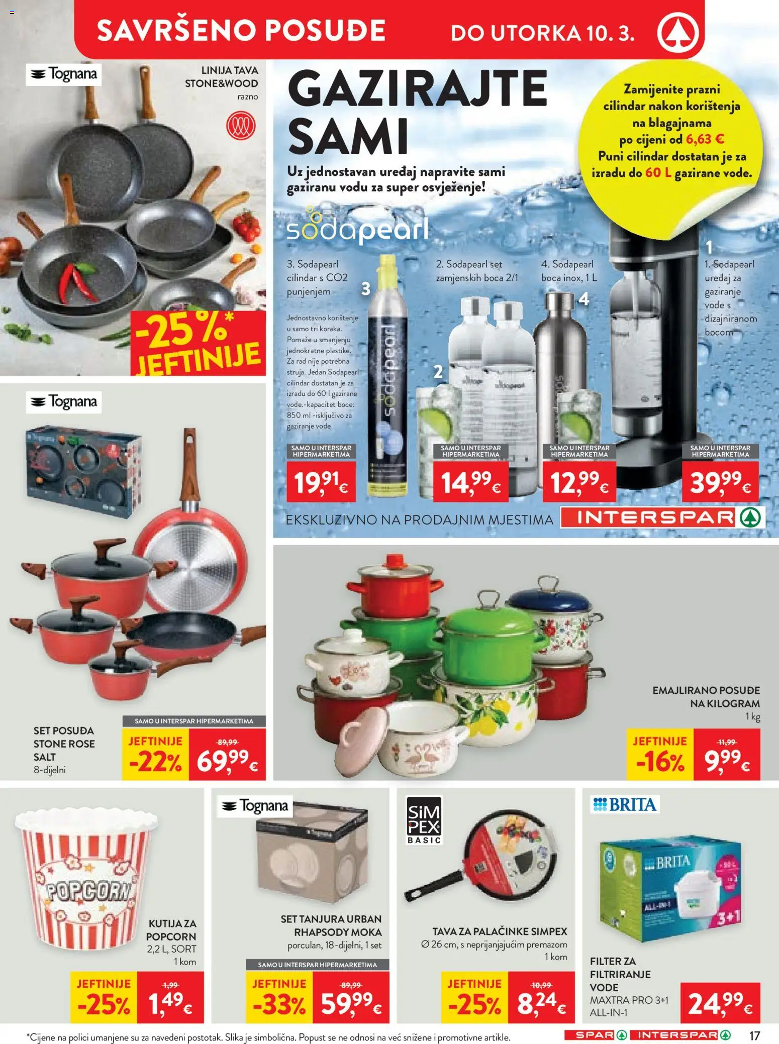 Spar katalog | vrijedi od 25.02.2026 | Stranica: 22 | Proizvodi: Set tanjura, Tognana, Kutija, Tava