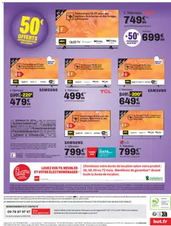 But - Prévisualisation de But Black Friday valide à partir de 18.11.2025 | Page: 8 | Produits: Meuble, Televiseur, Smart TV, Literie