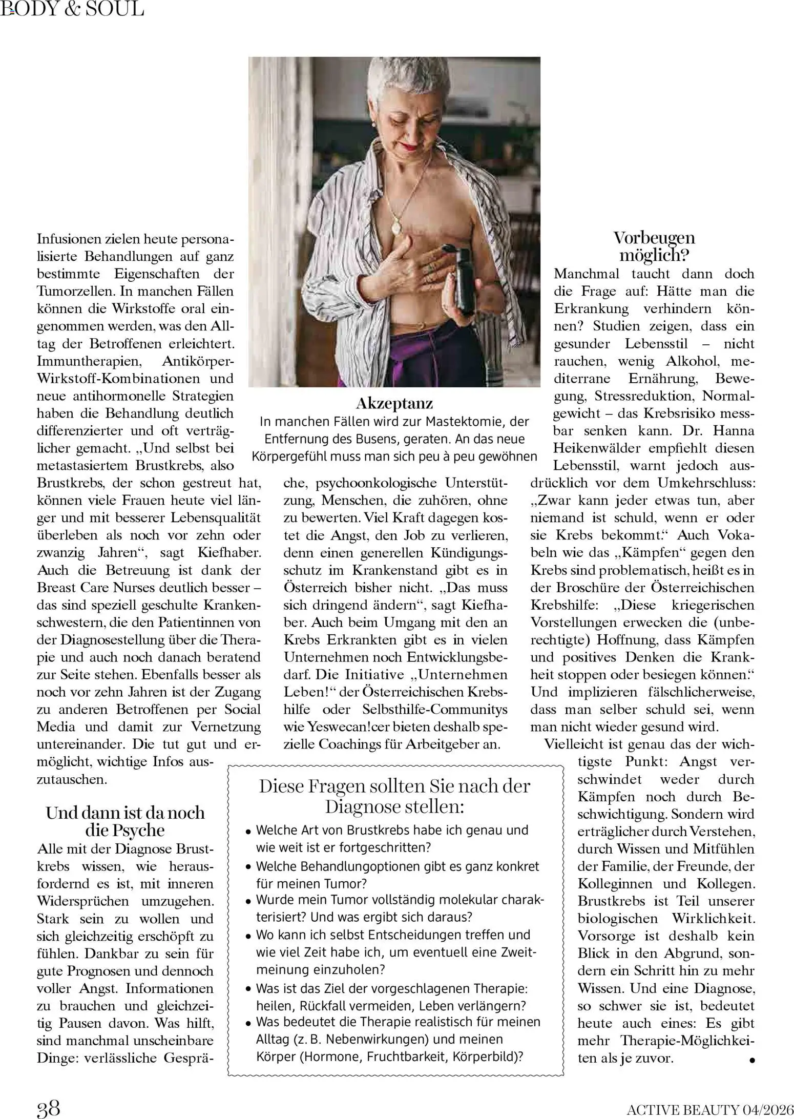 dm drogerie markt Active Beauty Magazin 04/2026 gültig ab 01.04.2026 | Seite: 38