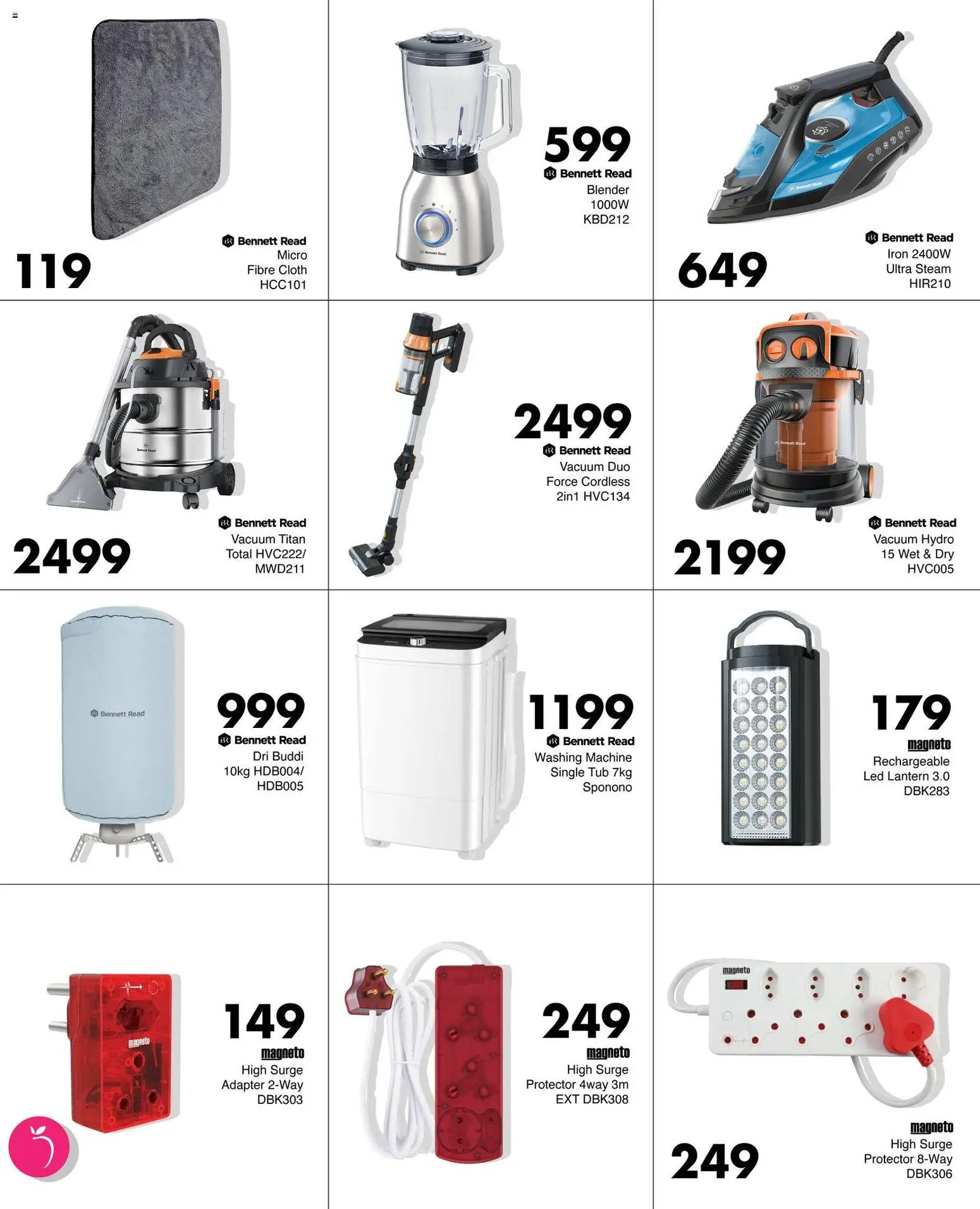 New Save catalogue – valid from 23.04.2026 | Page: 5 | Products: Adapter, Iron, Surge protector, Blender