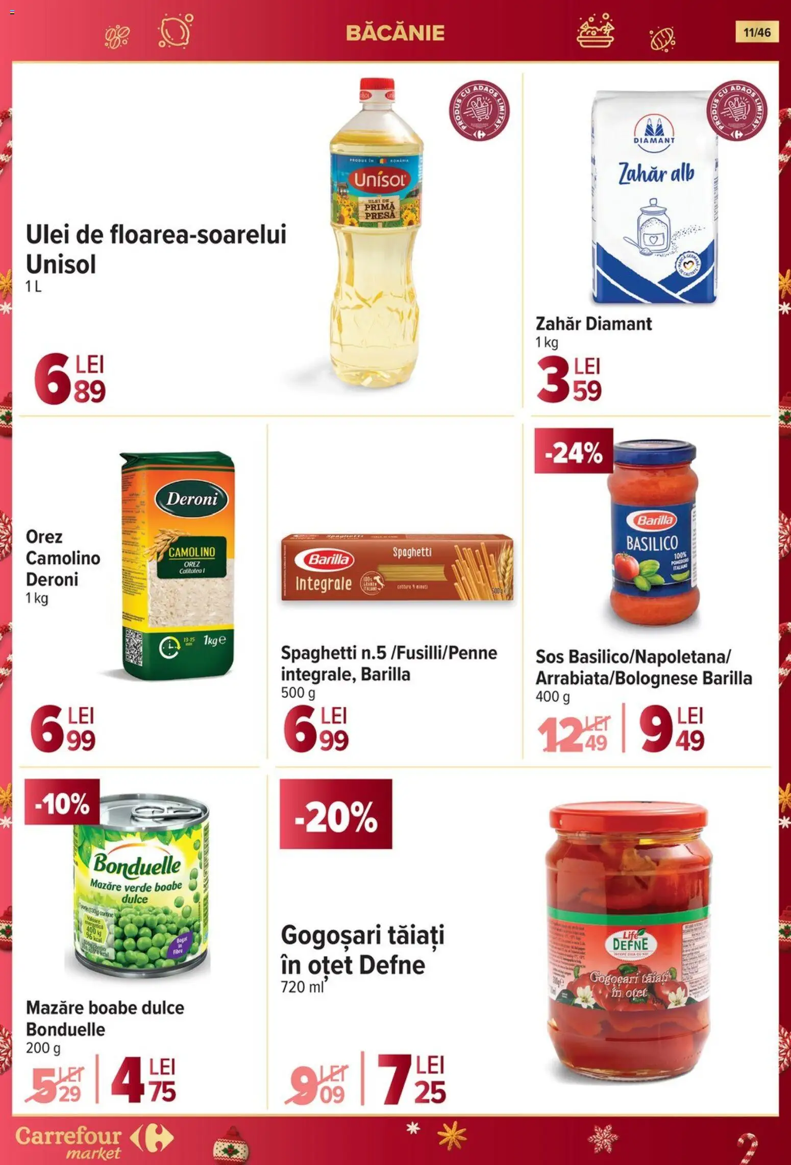 Noul catalog Carrefour – valabil de la 19.11.2025 | Pagină: 11 | Produse: Presă, Ulei, Orez, Zahăr