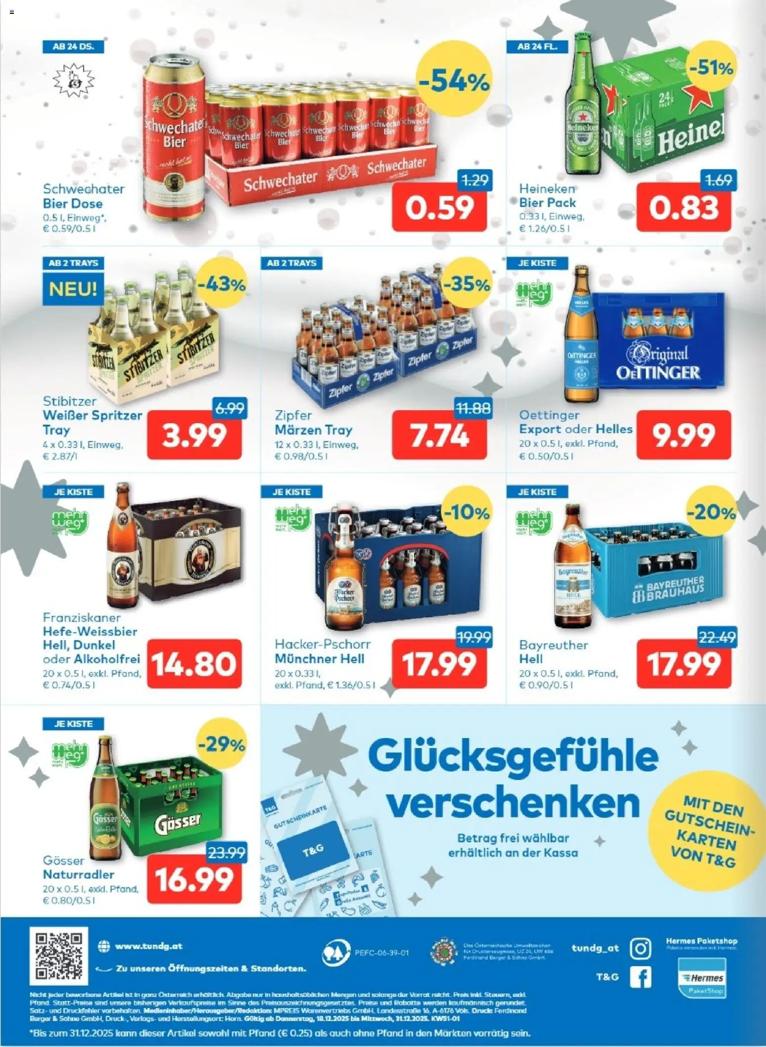T&G - Kärnten gültig ab 18.12.2025 | Seite: 8 | Produkte: Bier