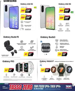Anteprima del volantino Trony volantino Sardegna valido a partire dal 19.03.2026 | Pagina: 11 | Prodotti: Samsung Galaxy, Alluminio, Fan, Batteria