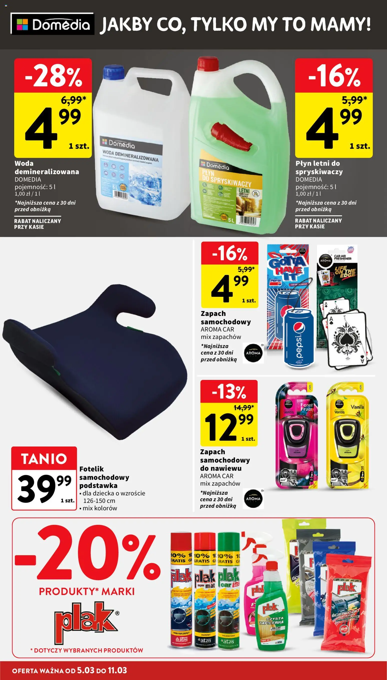 Intermarche gazetka od 05.03.2026 | Strona: 38 | Produkty: Pepsi, Zapach, Woda