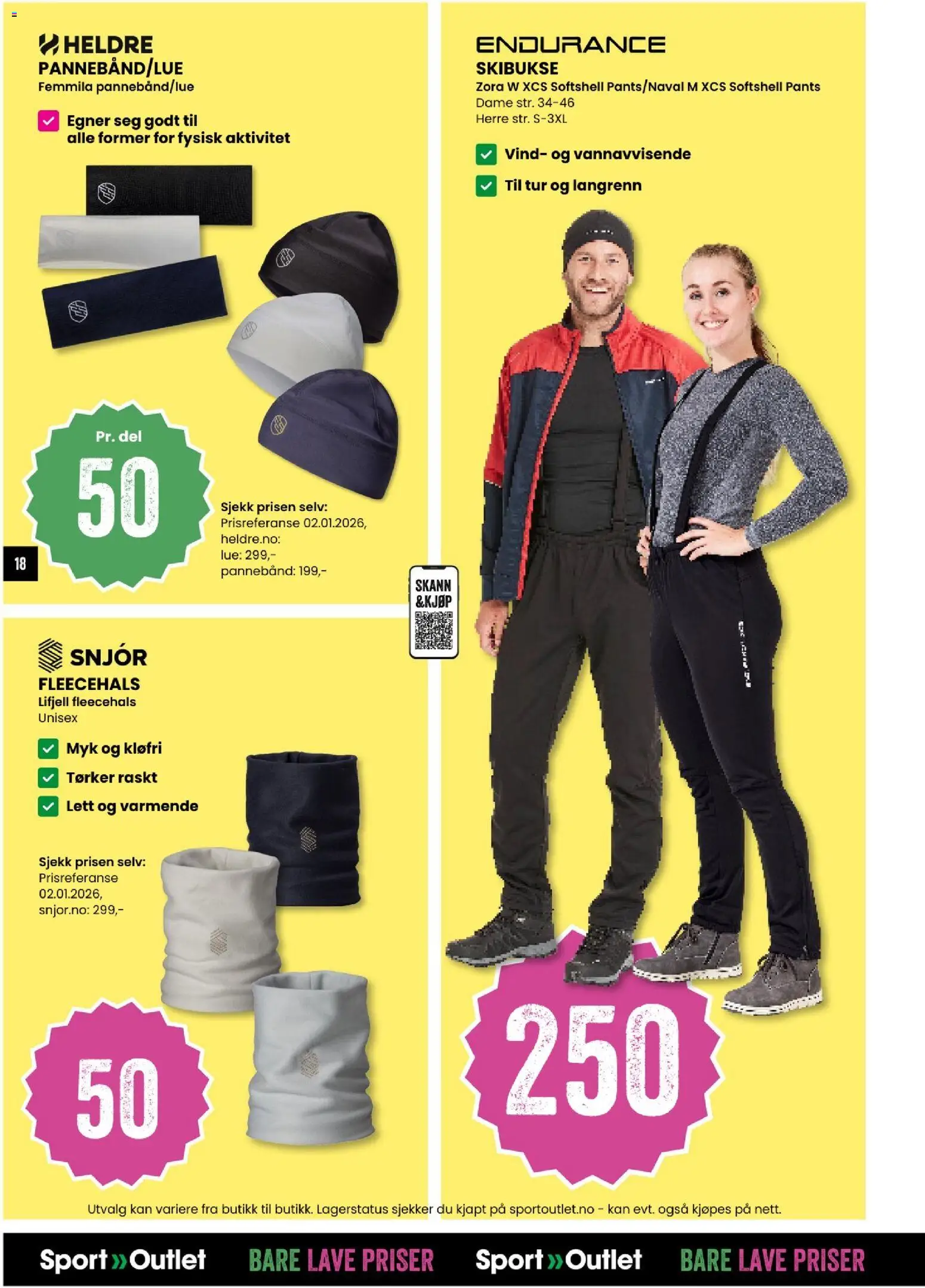 {H1} | Side: 18 | Produkter: Lue, Pannebånd