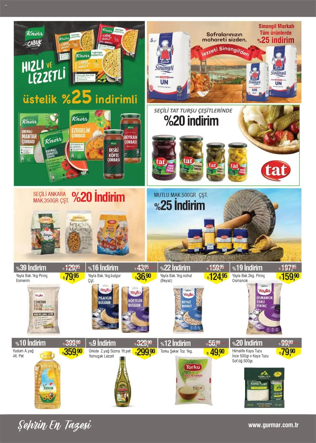 Gürmar Katalog - 16.09.2025 tarihinden itibaren geçerlidir | Sayfa: 7 | Ürünler: Domates, Şeker, Makarna, Mantar