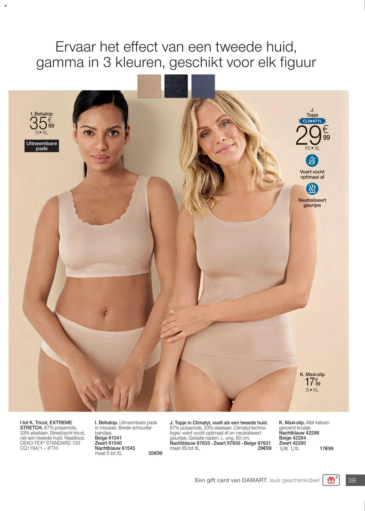 {H1} | Pagina: 39 | Producten: Pads, Topje