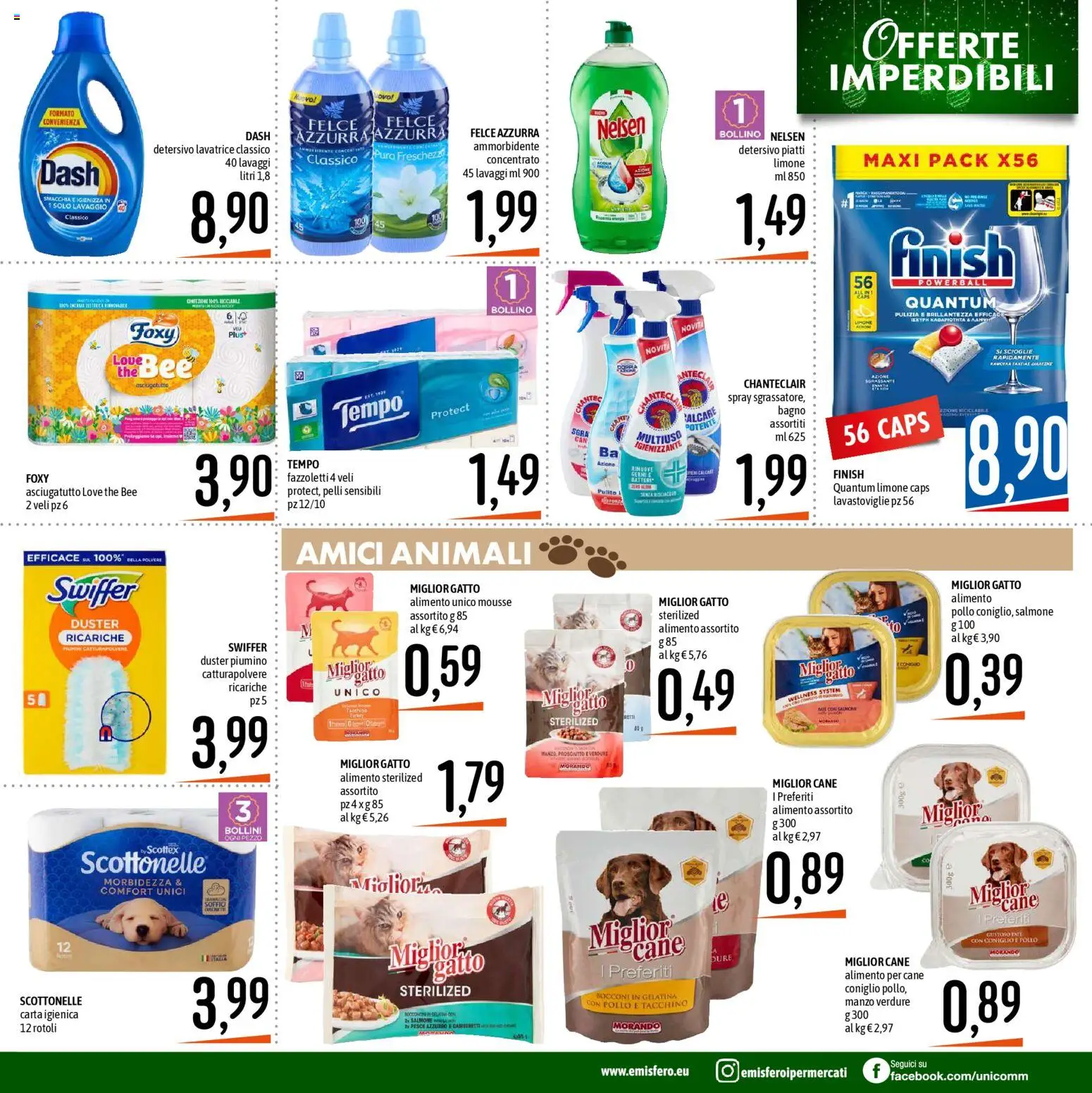 Volantino Emisfero del 11.12.2025 | Pagina: 29 | Prodotti: Pesce, Manzo, Verdure, Asciugatutto