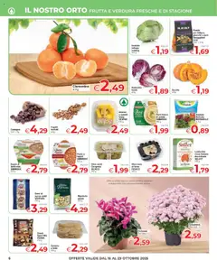 Anteprima del volantino Volantino Eurospar	 valido a partire dal 16.10.2025 | Pagina: 6 | Prodotti: Frutta, Olive, Pasta, Crisantemi