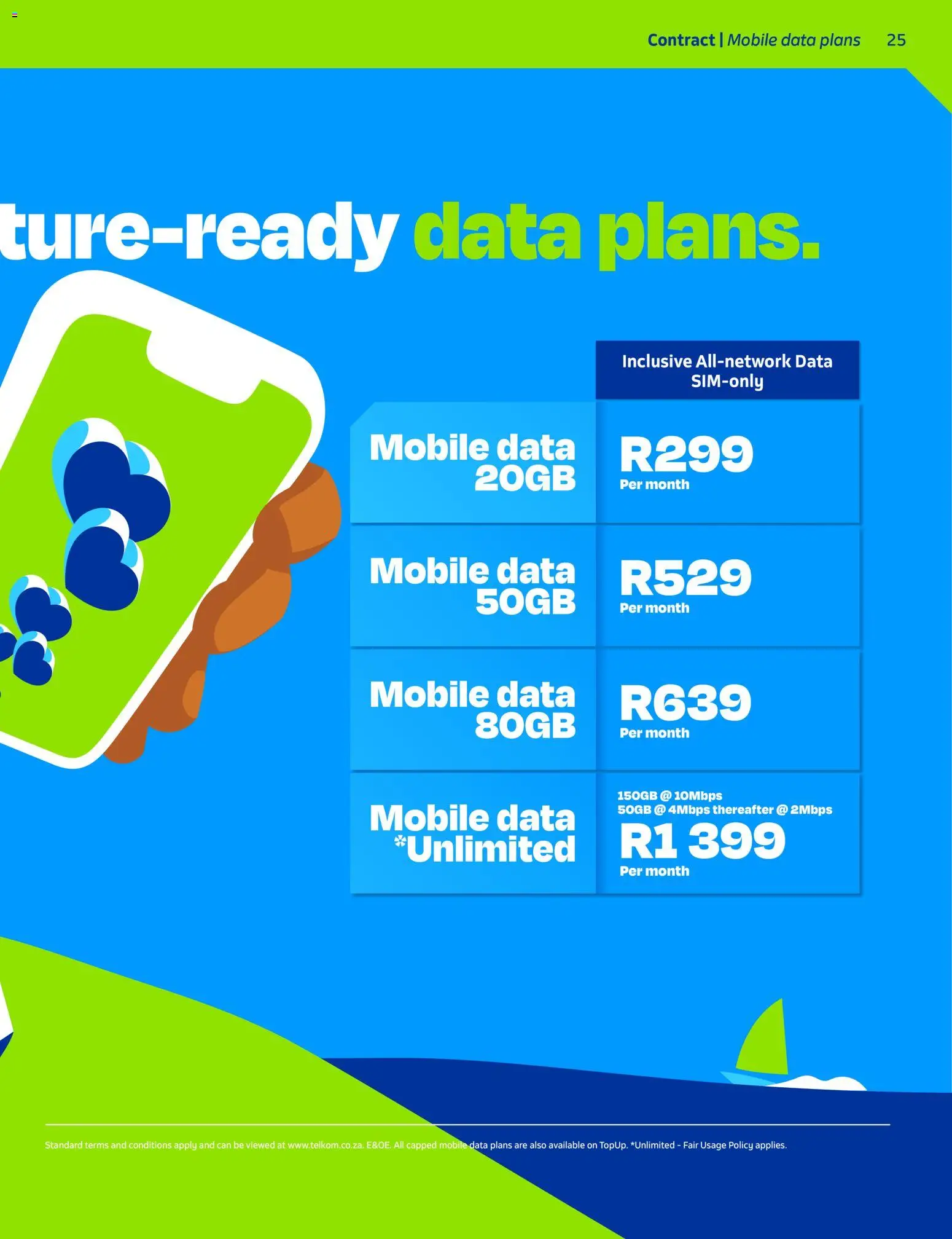 New Telkom catalogue – valid from 01.04.2026 | Page: 25 | Products: Data
