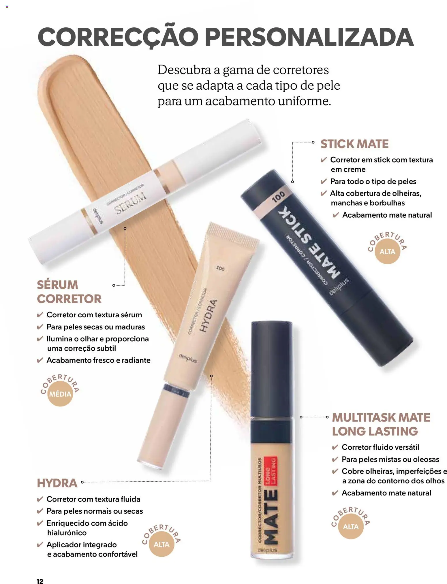 Mercadona folheto │ válido de 01.02.2026 | Página: 12 | Produtos: Corretor, Sérum, Creme