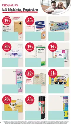 Rossmann akciós újság - amely érvényes a következő dátumtól: 20.04.2026 | Oldal: 16 | Termékek: Szemeteszsák, Bugyi