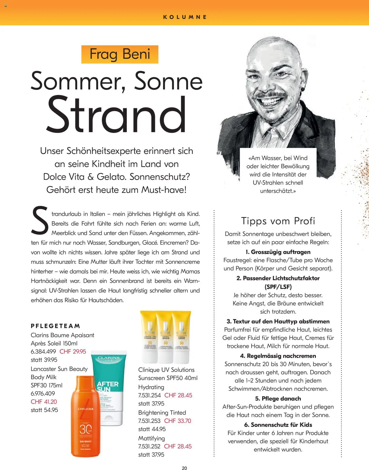 Import Parfumerie aktionen – gültig ab 23.04.2026 | Seite: 20 | Produkte: Liege, Sonnencreme, Milch, Body Milk