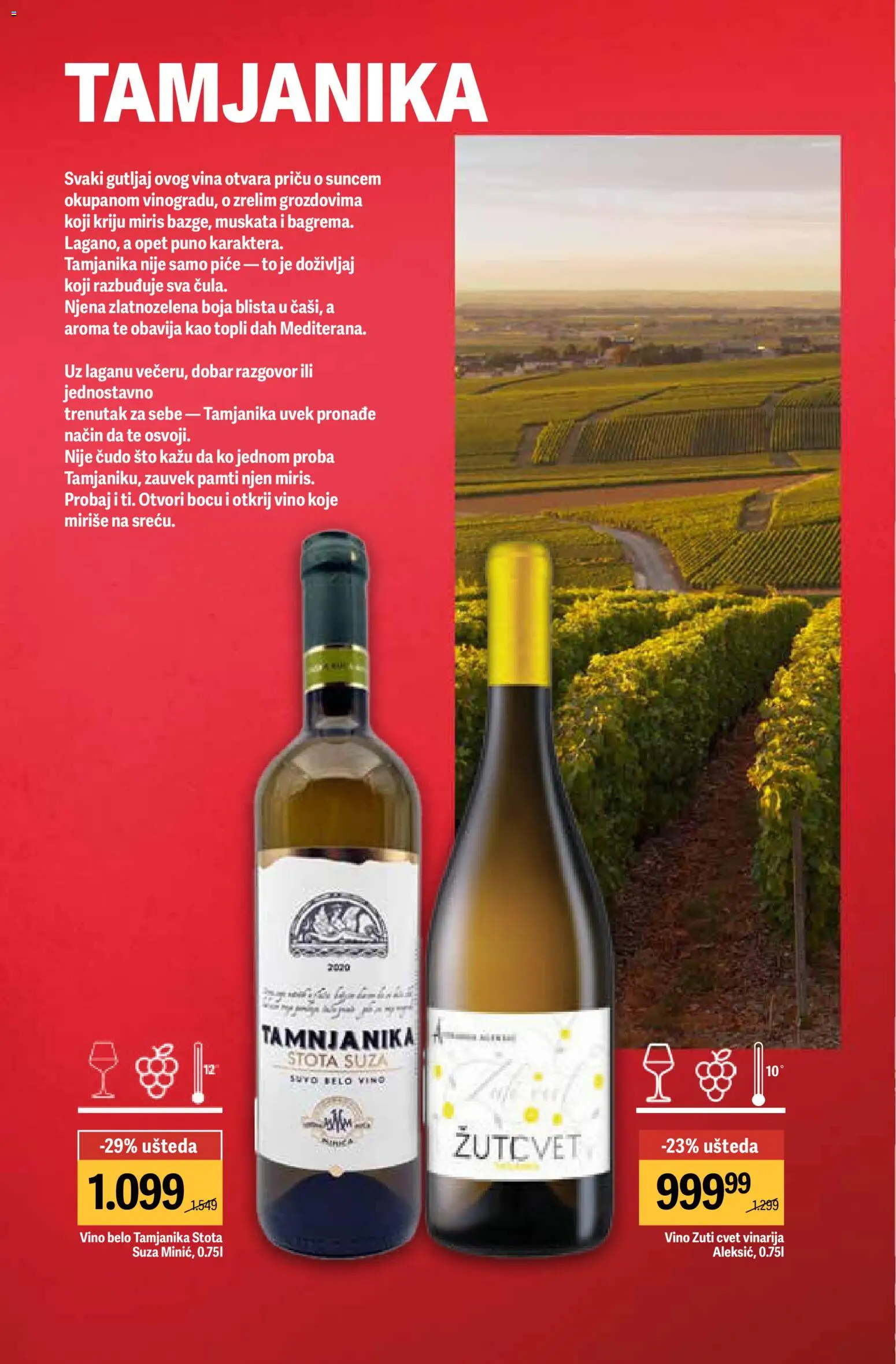Maxi katalog - važi od 02.04.2026 | Strana: 20 | Proizvode: Sto, Miris, Belo vino, Vino