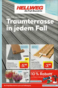 Hellweg Prospekt 	 gültig ab dem 18.08.2025