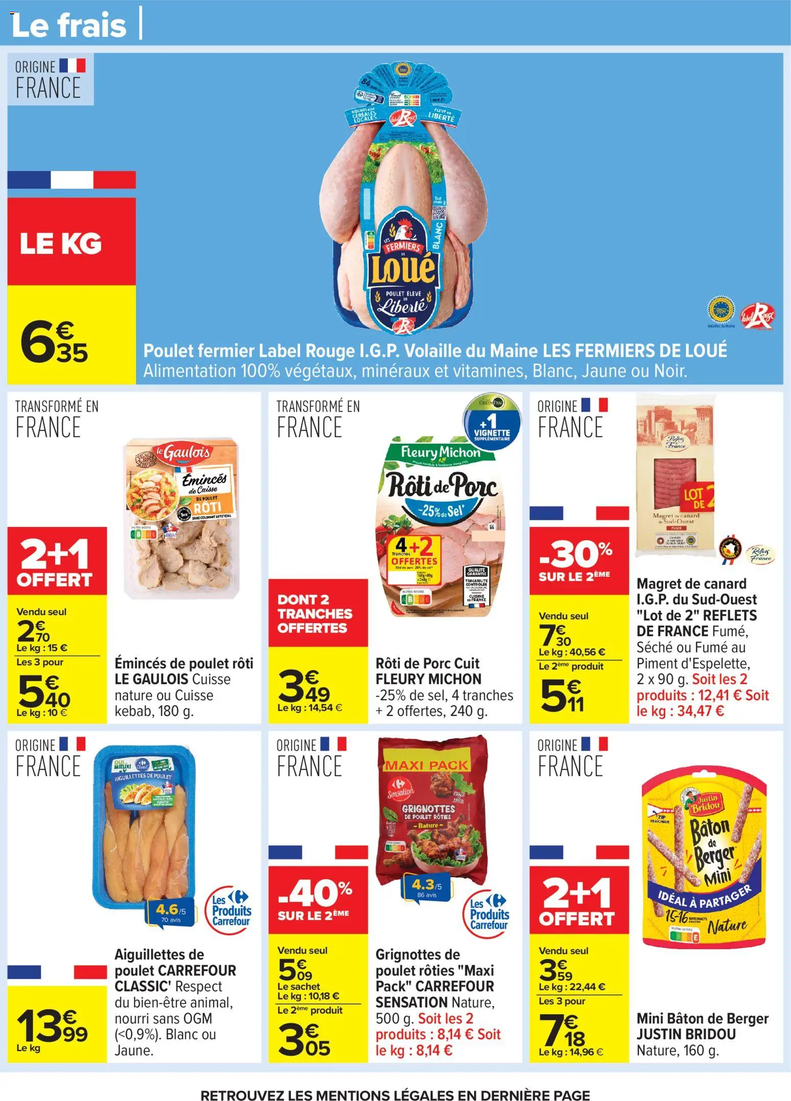 {H1} | Page: 31 | Produits: Magret de canard, Volaille, Sel, Porc