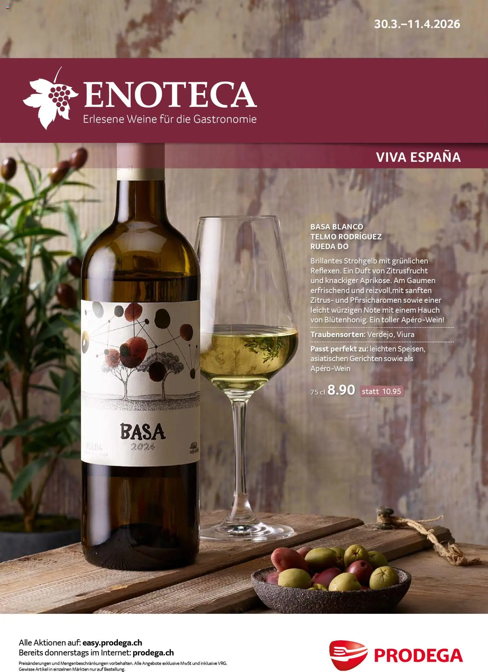 Prodega aktionen Enoteca – gültig ab 30.03.2026 | Seite: 1 | Produkte: Duft