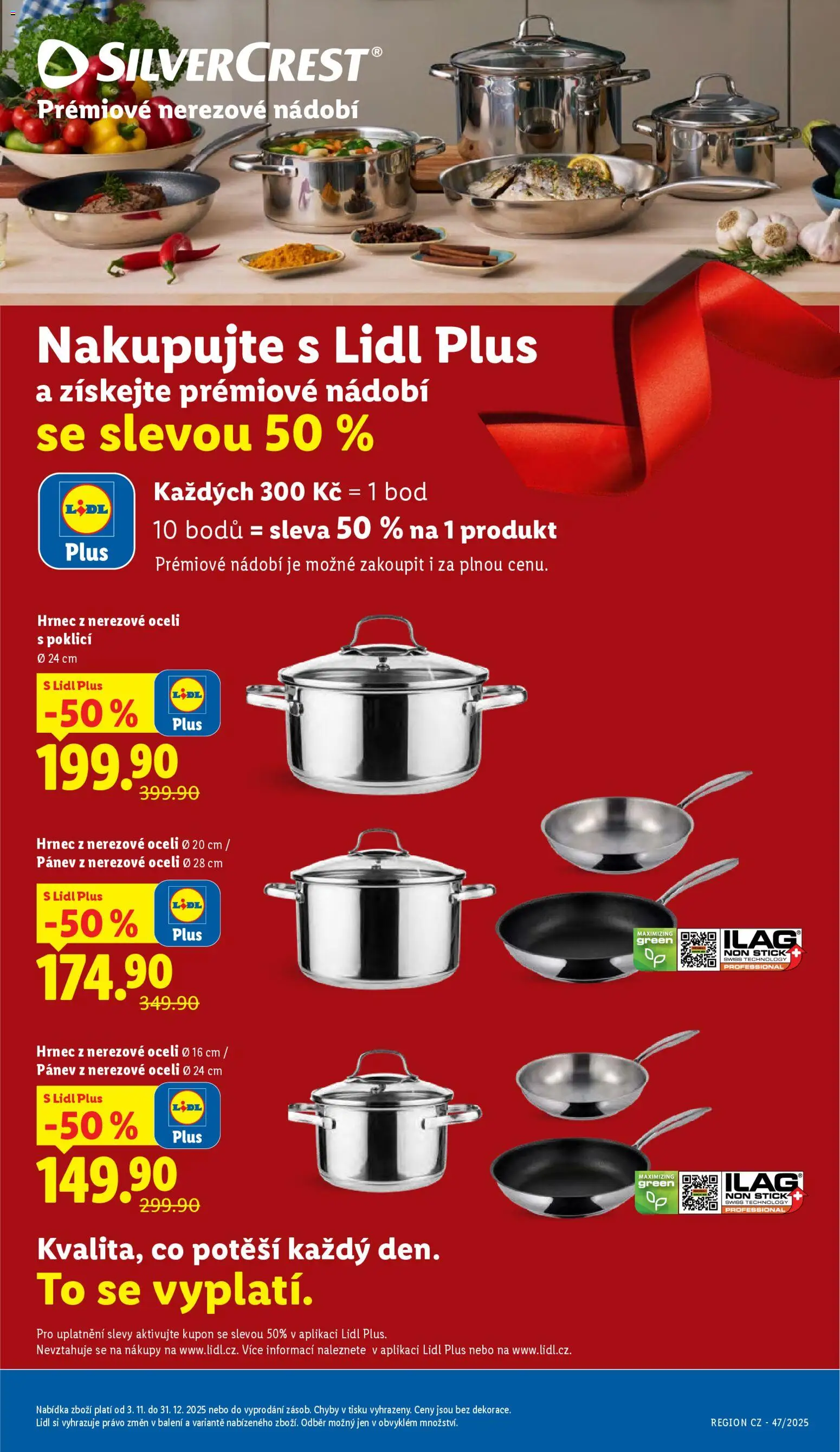 Lidl Black Friday od 24.11.2025 | Strana: 3 | Produkty: Pánev, Nádobí, Hrnec