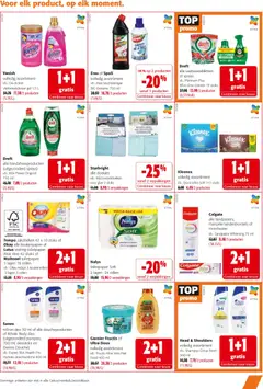 Colruyt folder / publicité - Voorbeeld van een folder van Colruyt, geldig van 08.04.2026 | Pagina: 13 | Producten: Gel, Toiletpapier, Douche, Mondwater