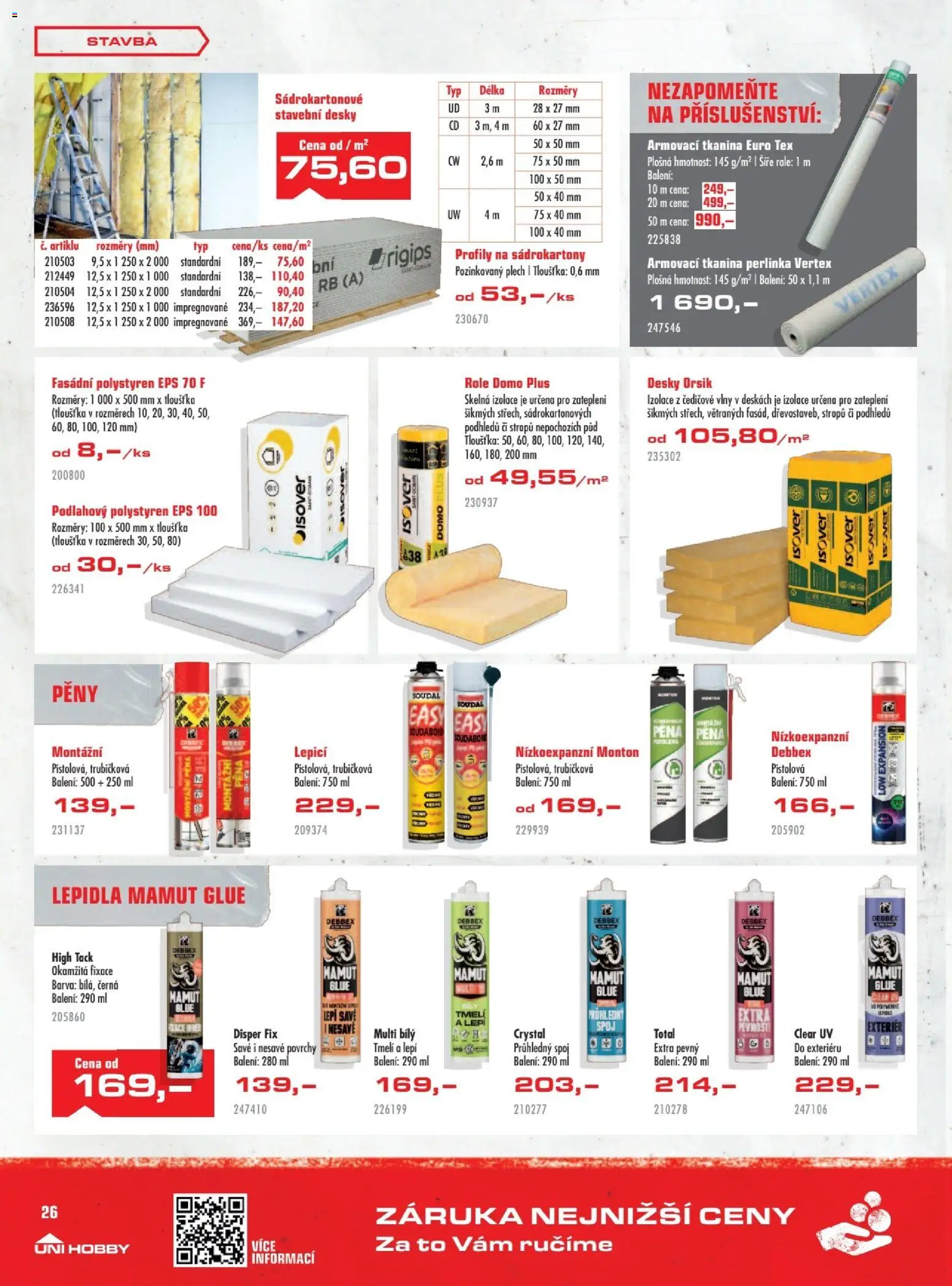 Uni Hobby leták od 27.11.2025 | Strana: 26 | Produkty: Plech, Desky