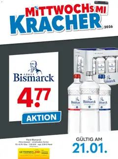 Getränkeland Mittwochs Kracher ab 21.01.2026 gültig
