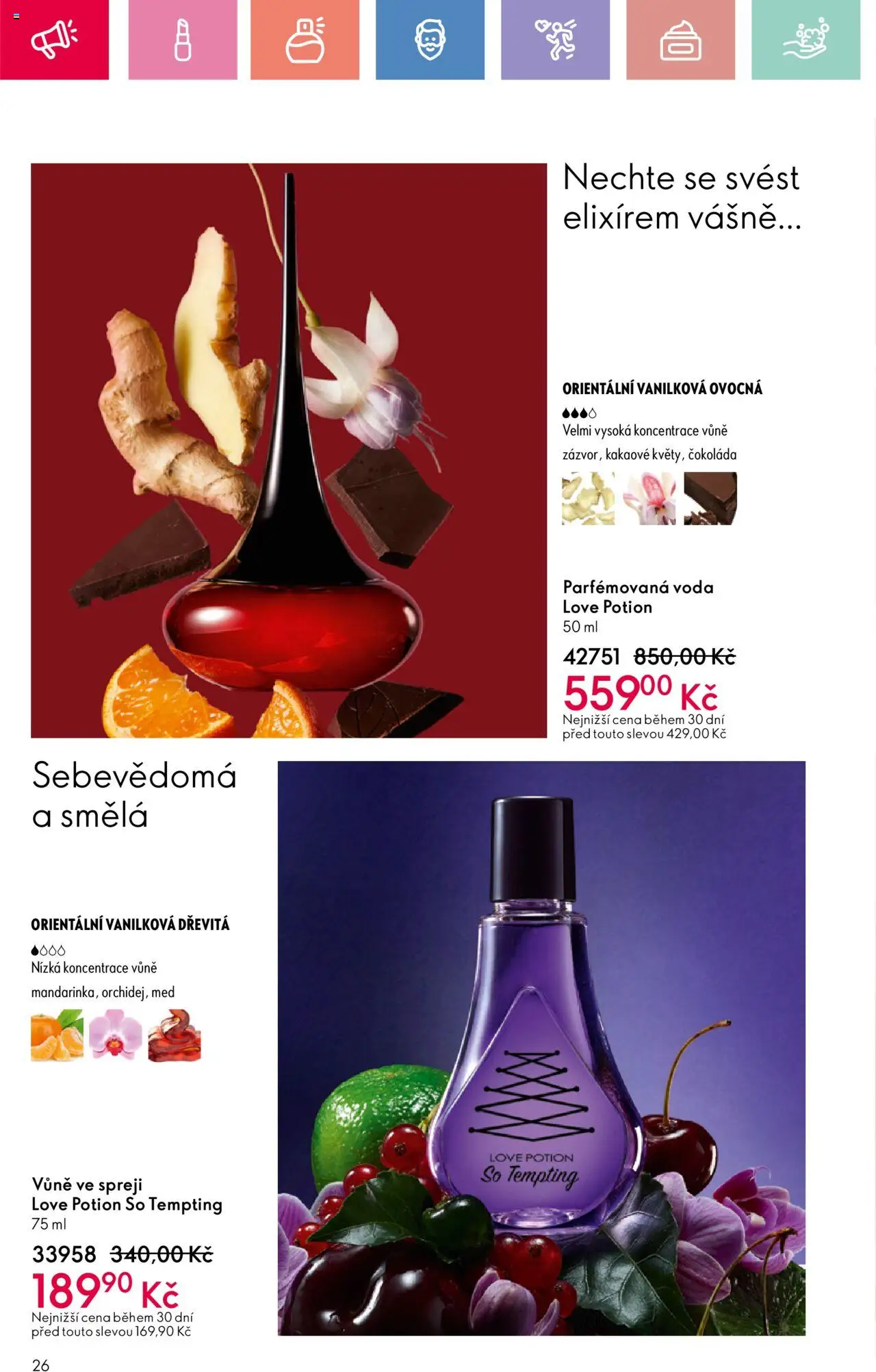 Oriflame katalog č.08/2025 od 25.05.2025 | Strana: 26 | Produkty: Voda, Čokoláda, Med