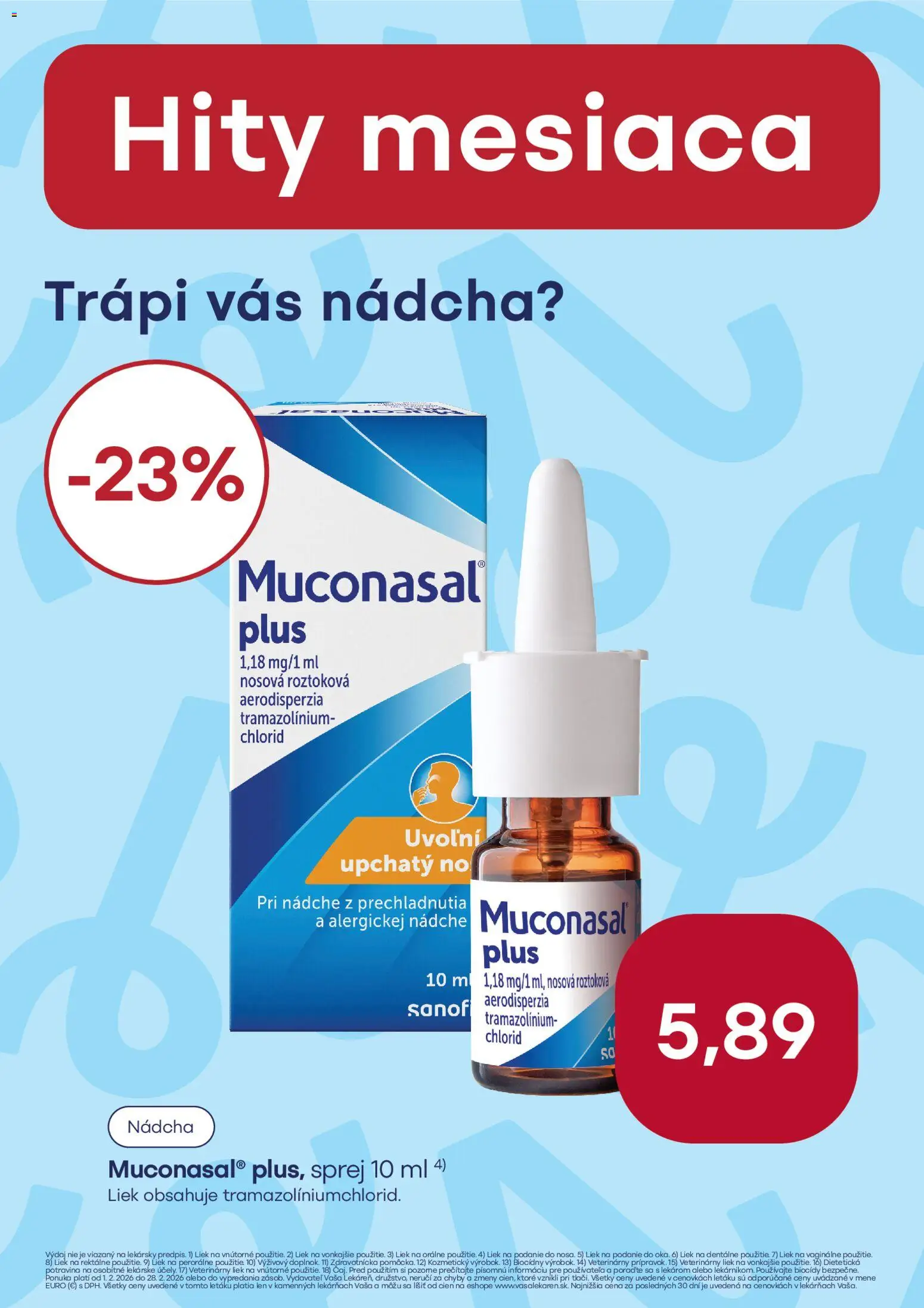 Nové Vaša lekáreň akcie – leták je platný od 01.02.2026 | Strana: 4